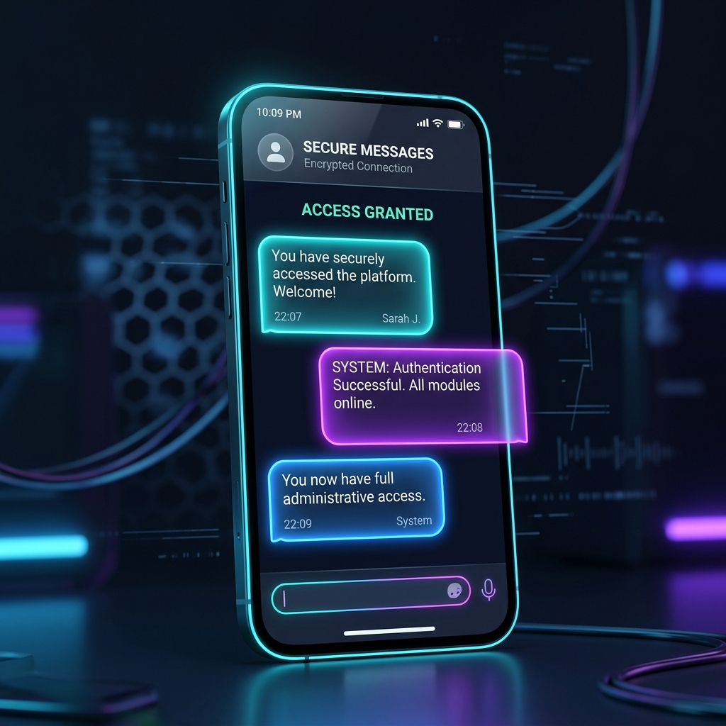 WhatsApp Control Mockup